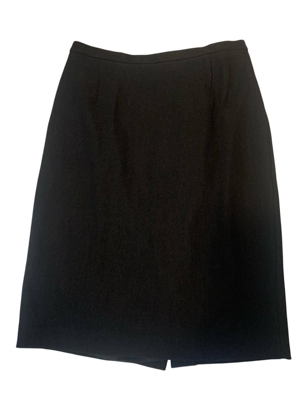 Alberto Makali Black Tailored Pencil Skirt High Waisted Midi Size 8 Ladies